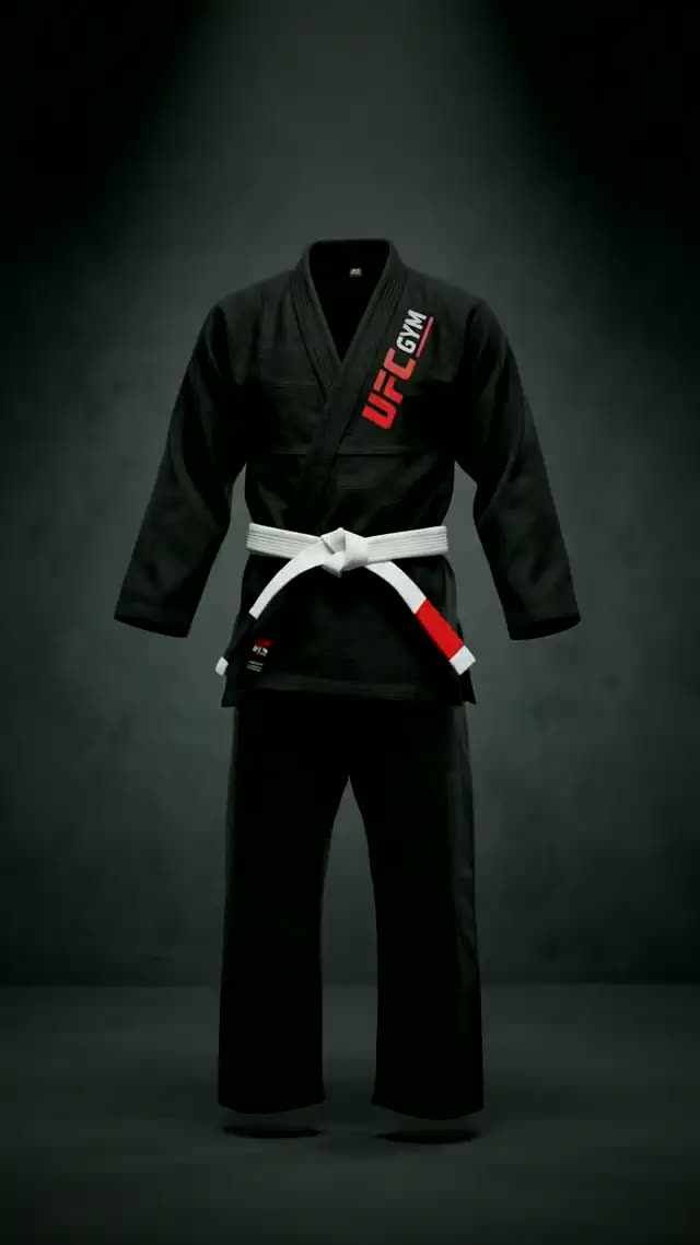 UFC GYM Brazilian Jiu-Jitsu gi with a blue belt